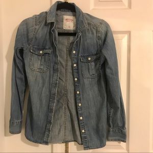 Fitted denim jacket